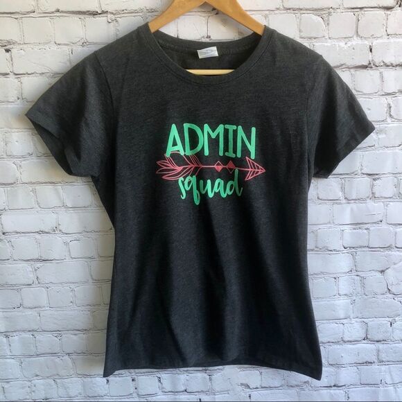 Tops - Admin Squad Graphic Tee Size Medium